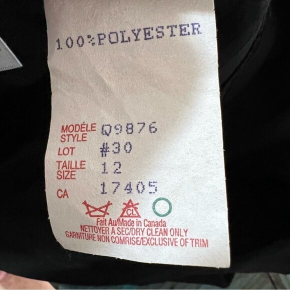 VINTAGE Deadstock Proportion Petite Conrad C Midi Skirt Size  12 - Picture 8 of 9